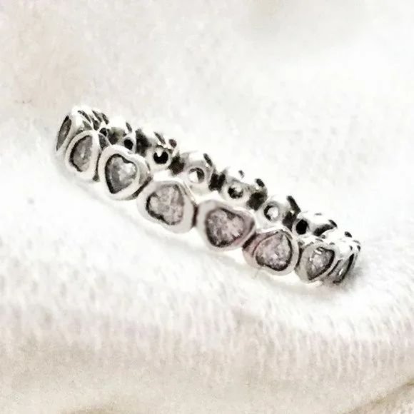 Pandora Silver Heart Ring - Picture 2 of 4